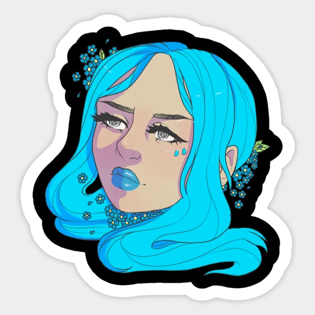 Forget me Not Maya Sticker by TheLovelyHero